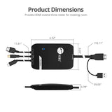 3x1 HDMI 4K Multi format Presentation Switcher - BYOD, 4K 60Hz, HDMI, Mini DisplayPort, or USB-C DP Alt signals