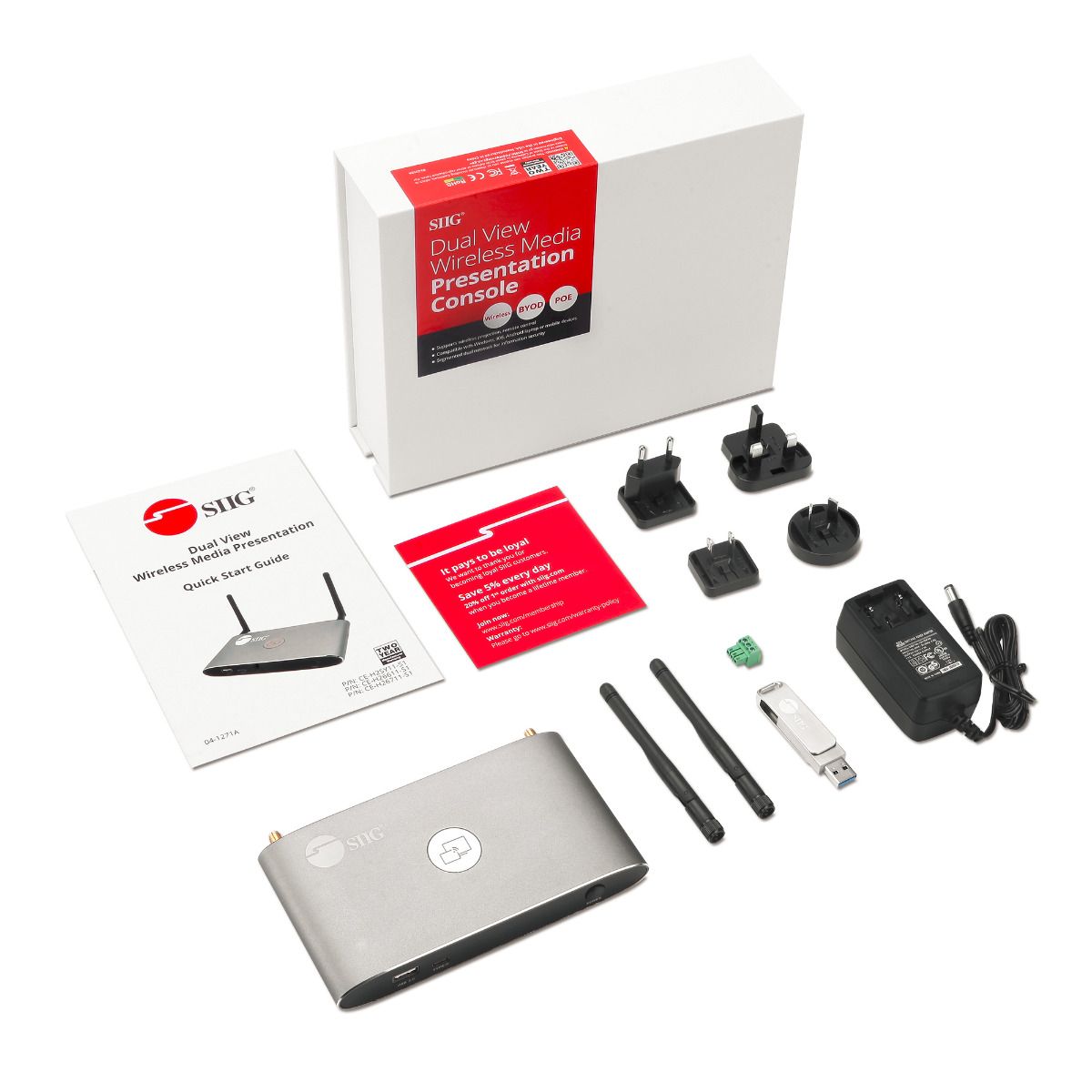 Dual View Wireless Media Presentation Switch Gateway