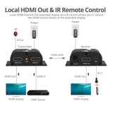 Full HD HDMI Extender over Cat5e/6 with IR and local HDMI out - 164ft