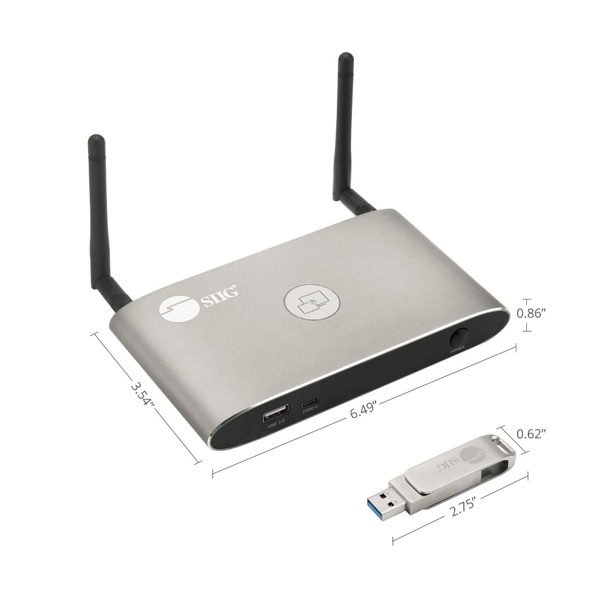 Dual View Wireless Media Presentation Kit