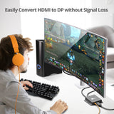 HDMI to DisplayPort 1.2 Converter with Audio Extractor