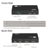 2 Port HDMI HDR Splitter with EDID and Downscaler