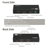 2-Port HDMI 4K60Hz HDR Splitter / Switcher