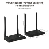Full HD Wireless HDMI KVM Extender with Loop out