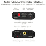 4K HDMI with Audio Extractor Converter