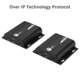 HDMI HDbitT Over IP Extender with IR - 120m - One to One / One to Many - Reset key