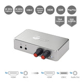 4K HDMI Video Capture Box with Volume Control & Loopout