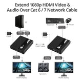 HDMI USB KVM Over Cat6 Extender - 70m