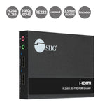 HDMI Video H.264 H.265 IPTV Encoder with loopout