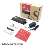 1x2 4K120Hz HDMI Splitter with EDID & Audio Extractor