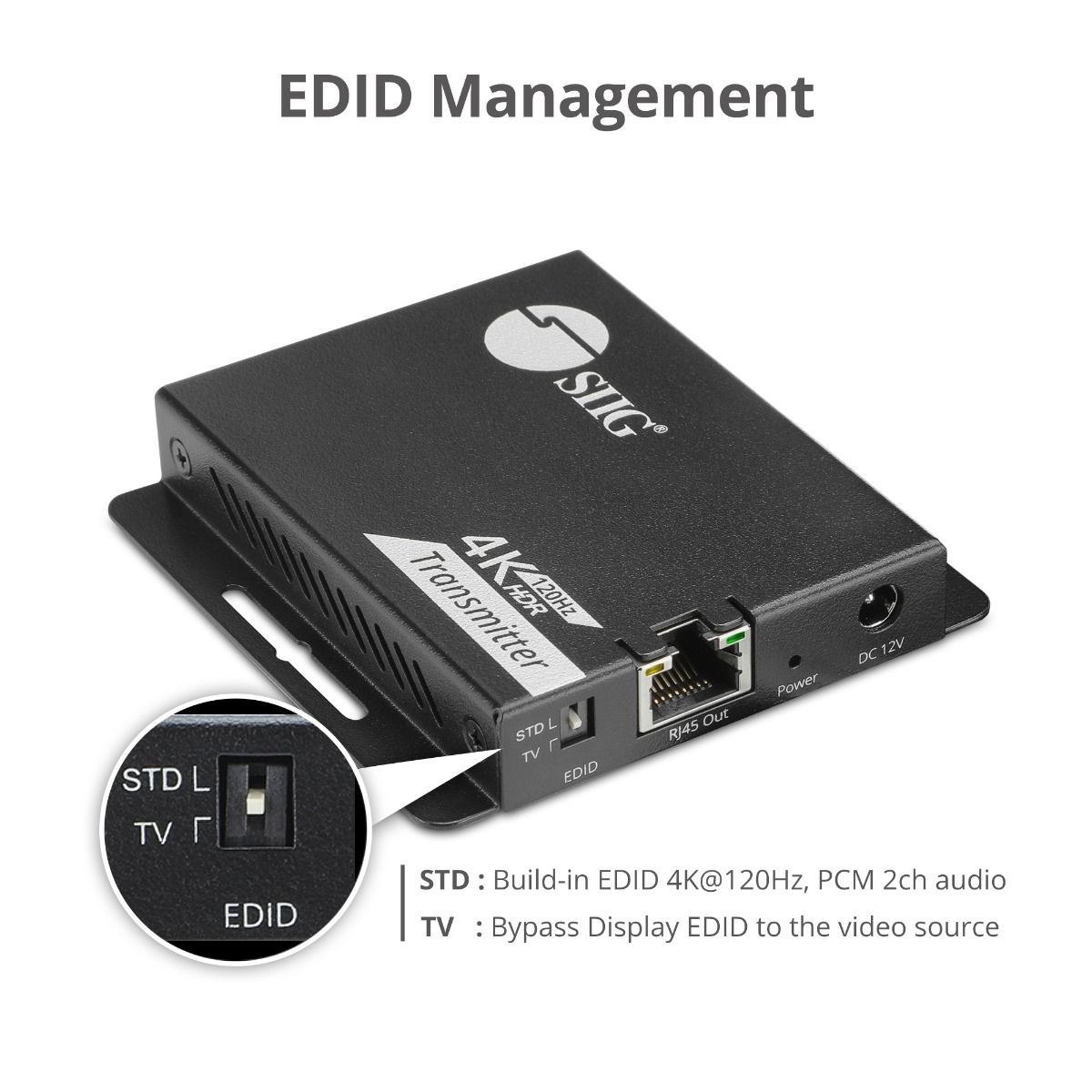 4K120Hz HDMI Extender with IR - up to 132ft (40M) - EDID - Nearly zero latency