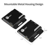 HDMI Over Cat6 Extender - 60m - 1080p - PoC - Metal Housing