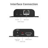 HDMI Over IP Extender with IR - 492ft (150m) - Receiver only, 1080p @ 60Hz, IR Control, Audio Extraction, One-to-Many Support