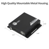 HDMI 4K30Hz KVM Over IP Extender - RX - One to Many - Downscaler - Low-latency
