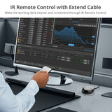 2x1 HDMI 4K HDR KVM USB 3.0 Switch with Remote Control