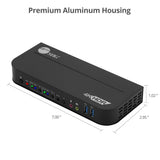 2x1 HDMI 4K HDR KVM USB 3.0 Switch with Remote Control