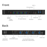 4x1 HDMI 4K HDR KVM USB 3.0 Switch with Remote Control