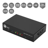 2-Port 4K HDMI KVM Switch with PBP Roaming Mouse & PIP