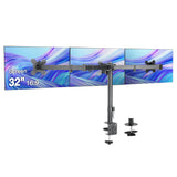 Triple 32" Articulating Monitor Arm Mount-Black, Up to 32", Max Load 17.6 lbs, VESA Plate 75x75mm,100x100mm