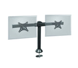 Freestanding Dual Monitor Desk Stand - 13" to 27", Max Load 22 lbs