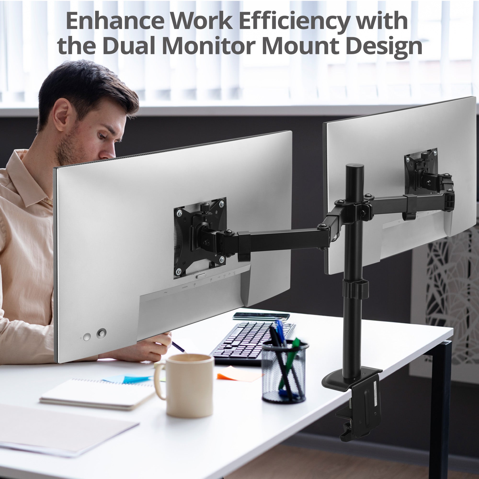 SIIG CE-MT1822-S1 Desk Mount - Thumbnail 5