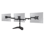 Articulated Freestanding Triple Monitor Desk Stand - 13"-27", Max Load 17.6lbs each