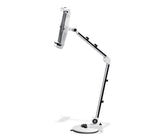 Full Motion Easy-Adjust Universal Tablet Mount - White - Fits 7" to 12" Screen - Max Load 2.2 lbs