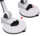 Full Motion Easy-Adjust Universal Tablet Mount - White - Fits 7" to 12" Screen - Max Load 2.2 lbs