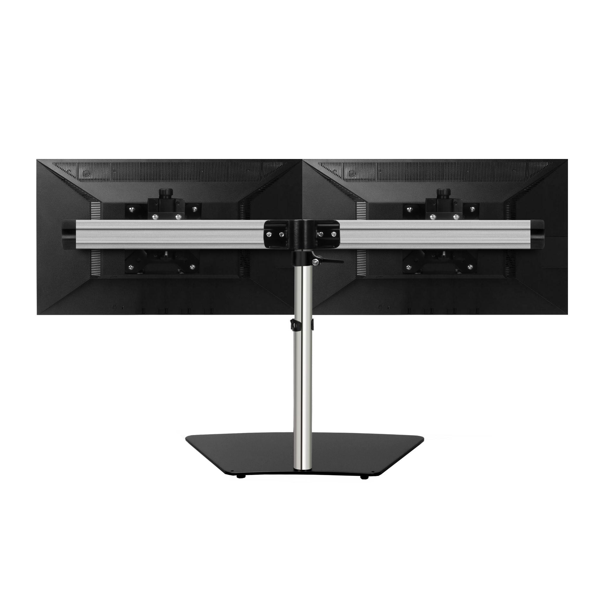 Side-by-side, Easy to Move, Freestanding, Dual Monitor, Desk Stand