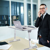 Adjustable Laptop Bed Desk for MacBook and PC