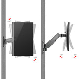 Aluminum Wall Mount Gas Spring Monitor Arm - 17" to 32" - Load Bearing 19.8 lbs max