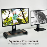 Stylish Foldable Monitor Stand with USB Hub