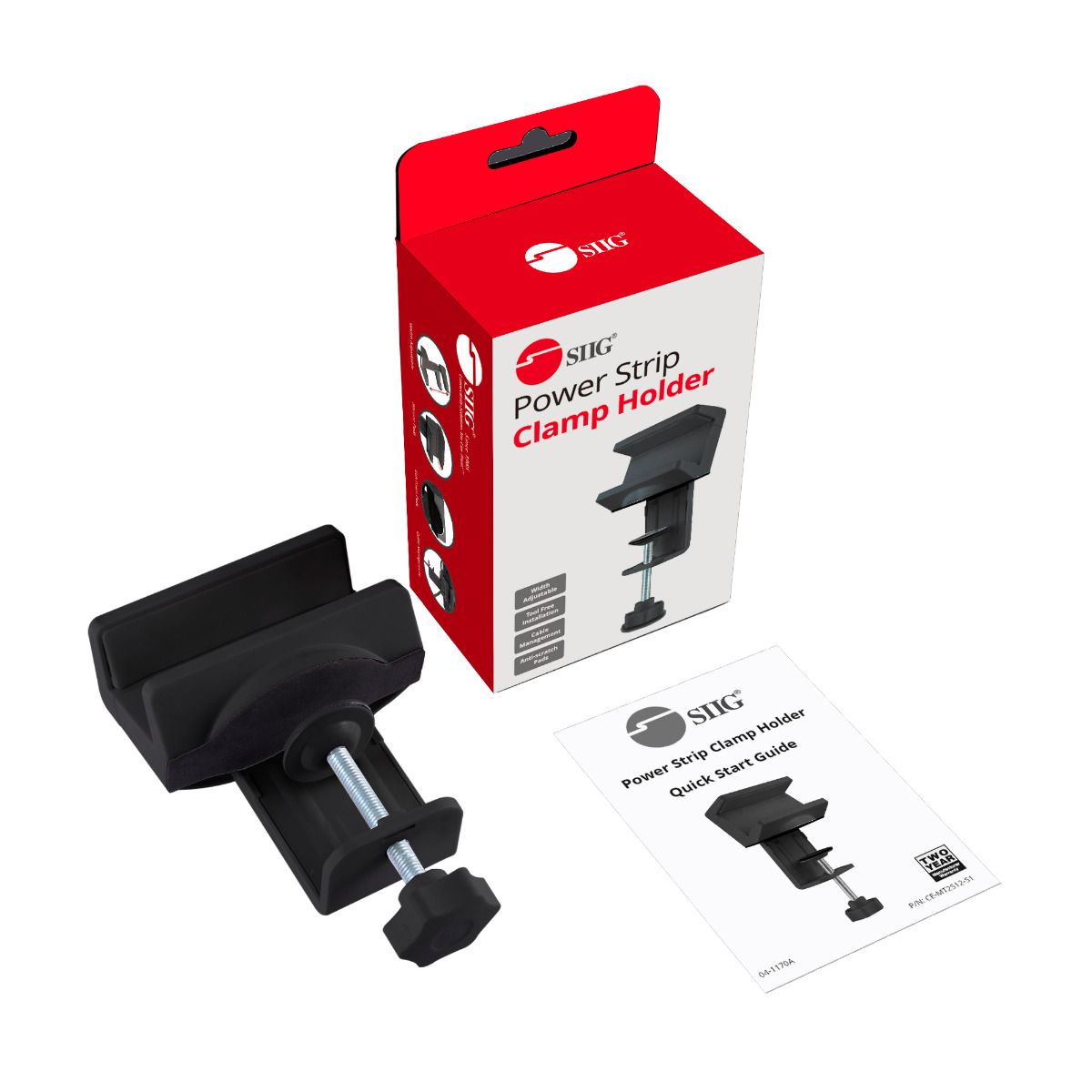 Powerstrip Clamp Holder - Black
