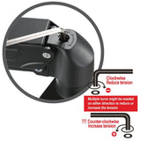 Single Monitor Gas Spring C-Clamp Desk Mount -17 to 27", Max Load 14.3 lbs