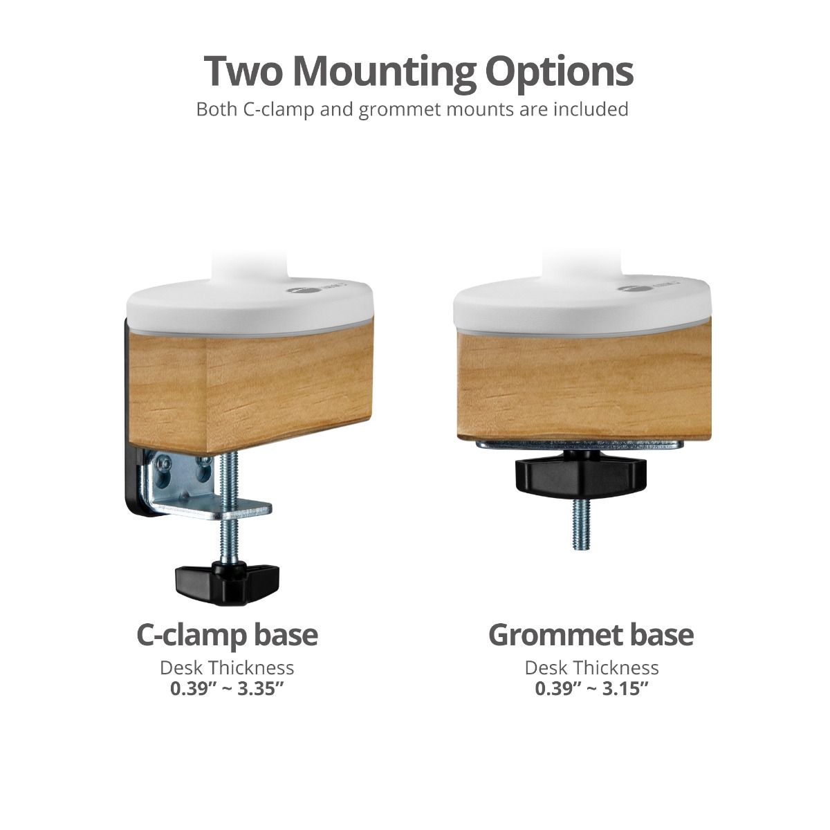 Premium Single-Monitor Arm Desk Mount with Gaming RGB Lighting