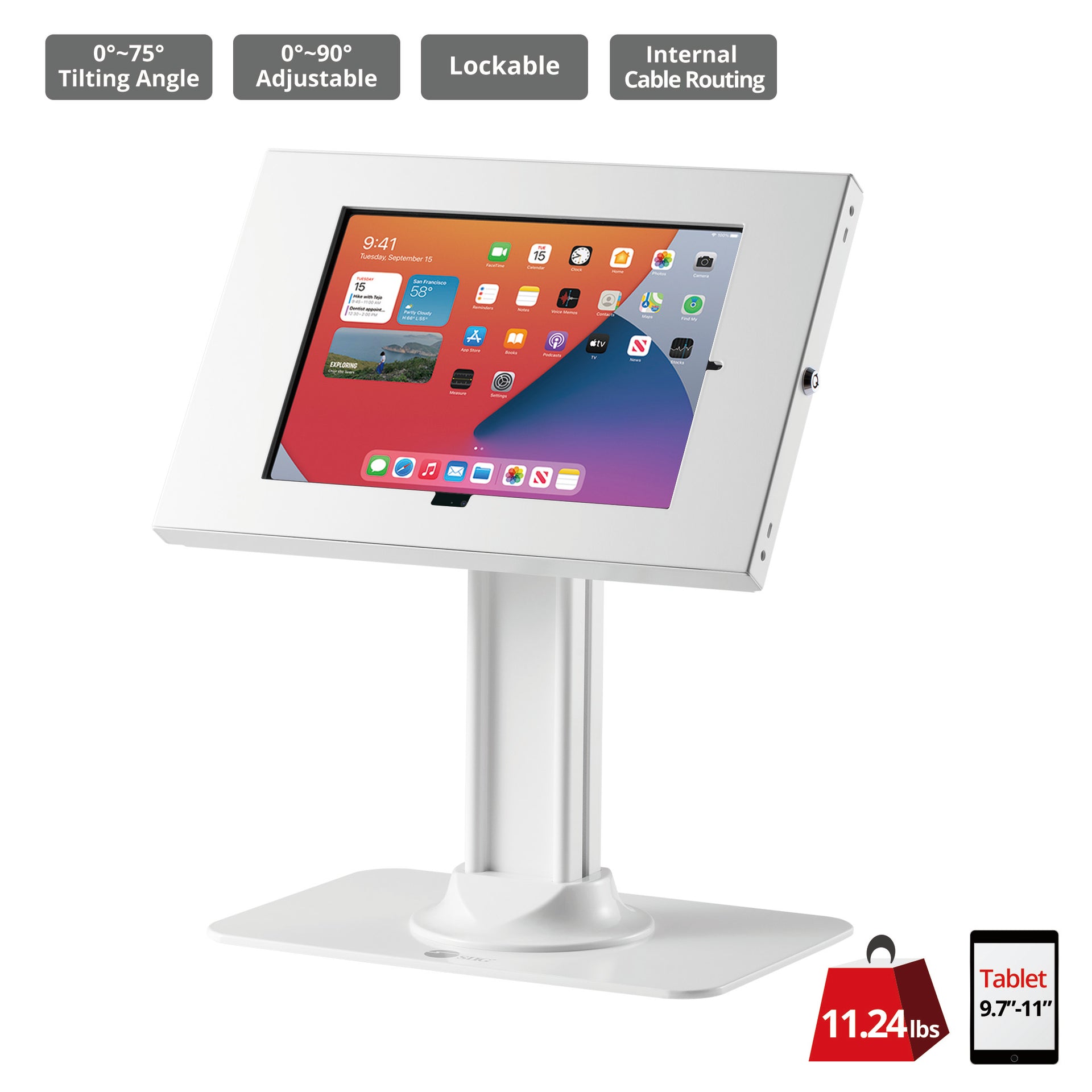 hoss ipad stand 90 degrees