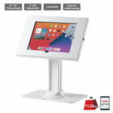 Security Lockable Countertop Kiosk Stand Holder for iPad