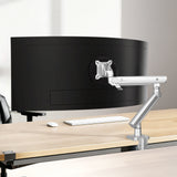 MTPRO Single 49 Inch Mechanical Spring Monitor Arm Top Mount - Up to 49”- Weight Between 4.4 - 44 lbs - VESA 75mm/100mm - TAA Compliant