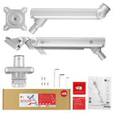 MTPRO Single 49 Inch Mechanical Spring Monitor Arm Top Mount - Up to 49”- Weight Between 4.4 - 44 lbs - VESA 75mm/100mm - TAA Compliant