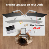MTPRO Desk Mount Dual Gas Spring Monitor Arm - up to 32" Display - Max. Load 19.8 lbs - VESA 75/100mm - TAA Compliant