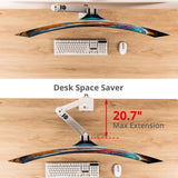 Ultra Heavy Duty Single Monitor Arm Desk Mount - 17" ~57" - Weight Between 4.4 - 59.5 lbs - VESA 75/100/200mm