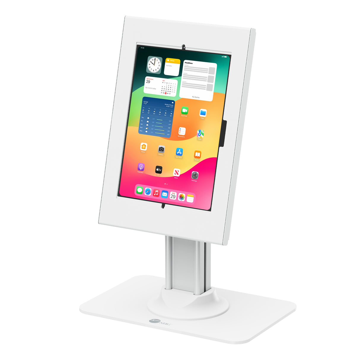 SIIG Security Lockable Countertop Kiosk Stand for 10.9" and 11" Tablet