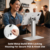 SIIG Security Lockable Countertop Kiosk Stand for 10.9" and 11" Tablet