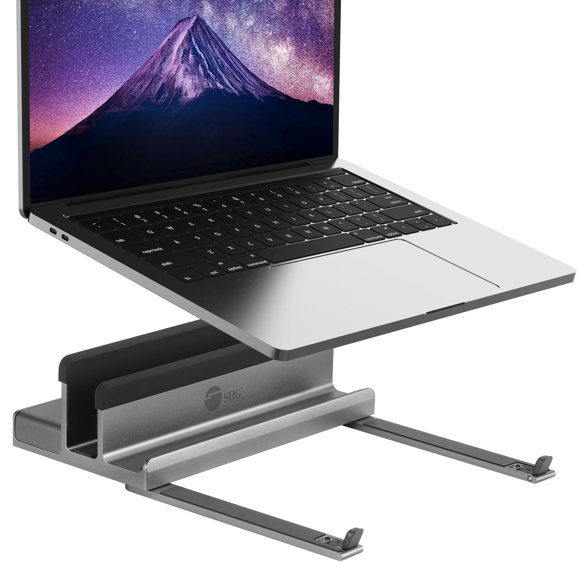 SIIG USB-C Laptop Stand with Docking Station