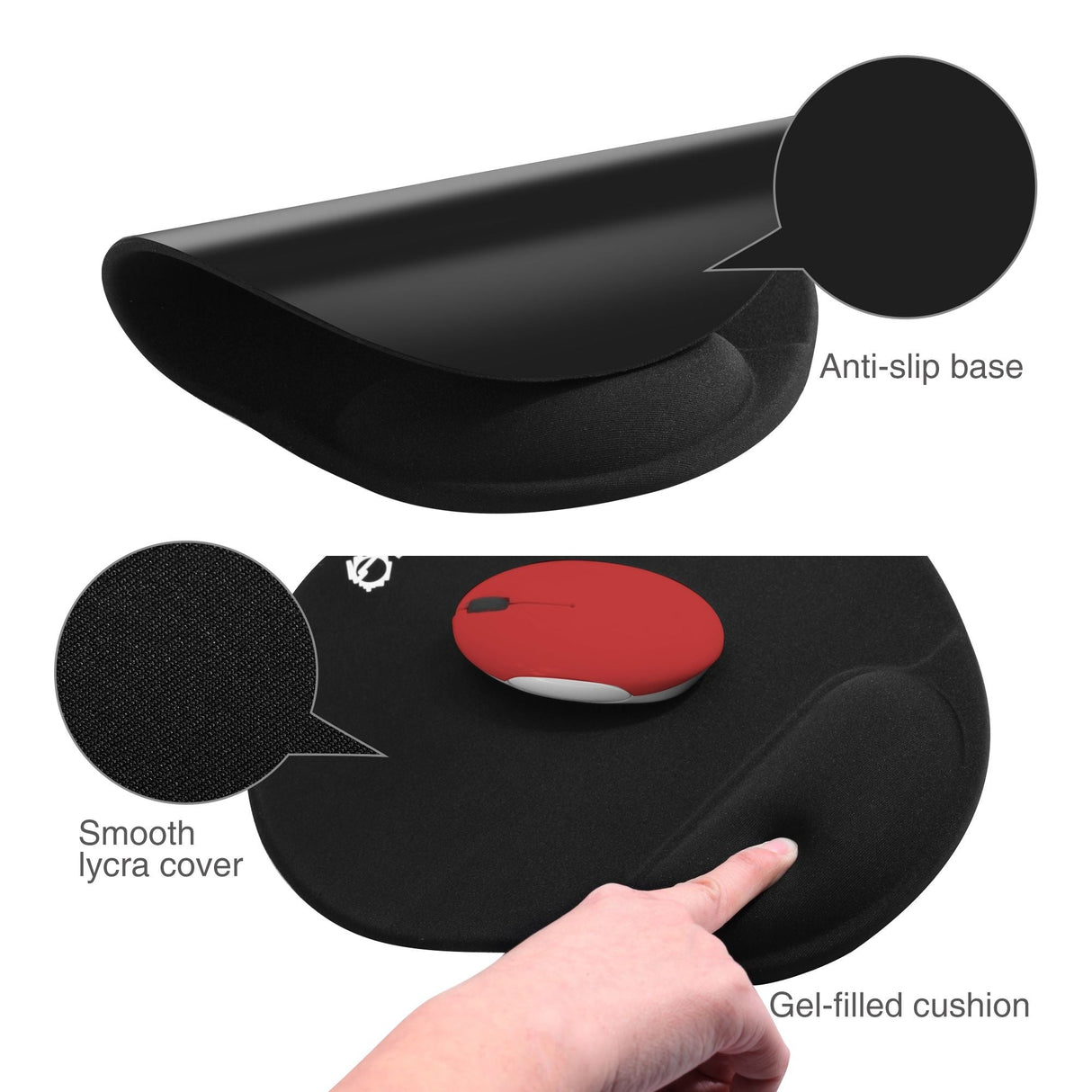 Mouse Pad with Wrist Rest