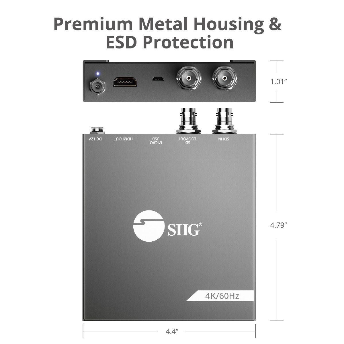 12G-SDI to HDMI Converter