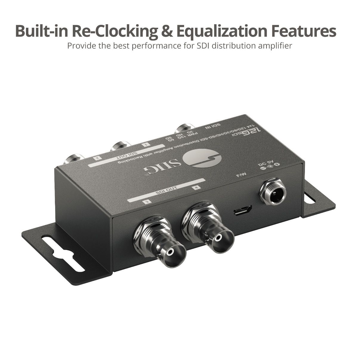 1x4 12G SDI Distribution Amplifier