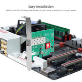 Single Port 1G SFP Ethernet Network PCIe Card - 1Gbps - TAA Compliant