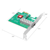 Single Port 1G SFP Ethernet Network PCIe Card - 1Gbps - TAA Compliant