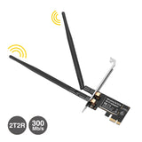 DP Wireless-N PCI Express Wi-Fi Adapter Dual Antenna 2.4GHz